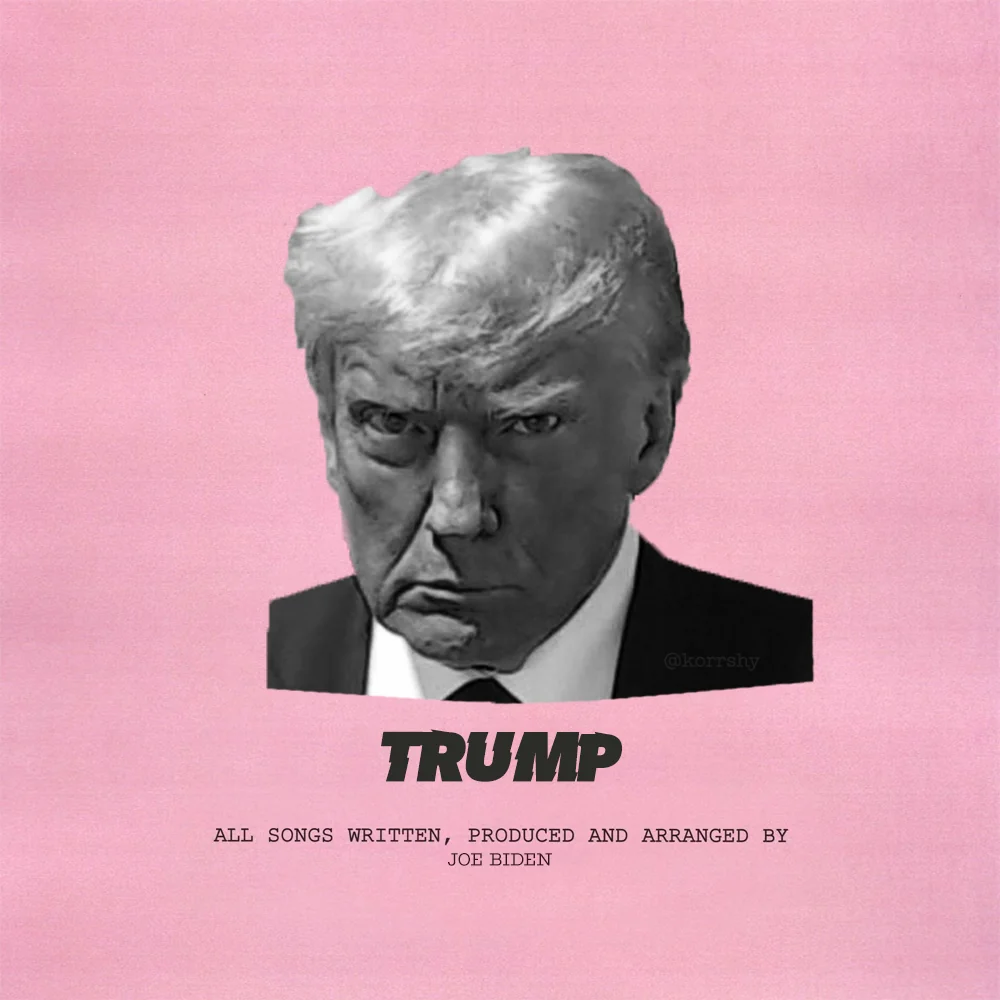 mugshot Trump in vorm van muziekalbum